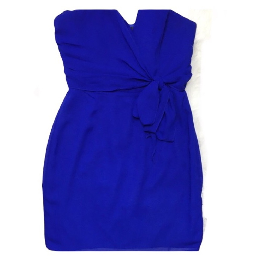 Adelyn Rae Strapless Sweetheart Cocktail Mini Dress